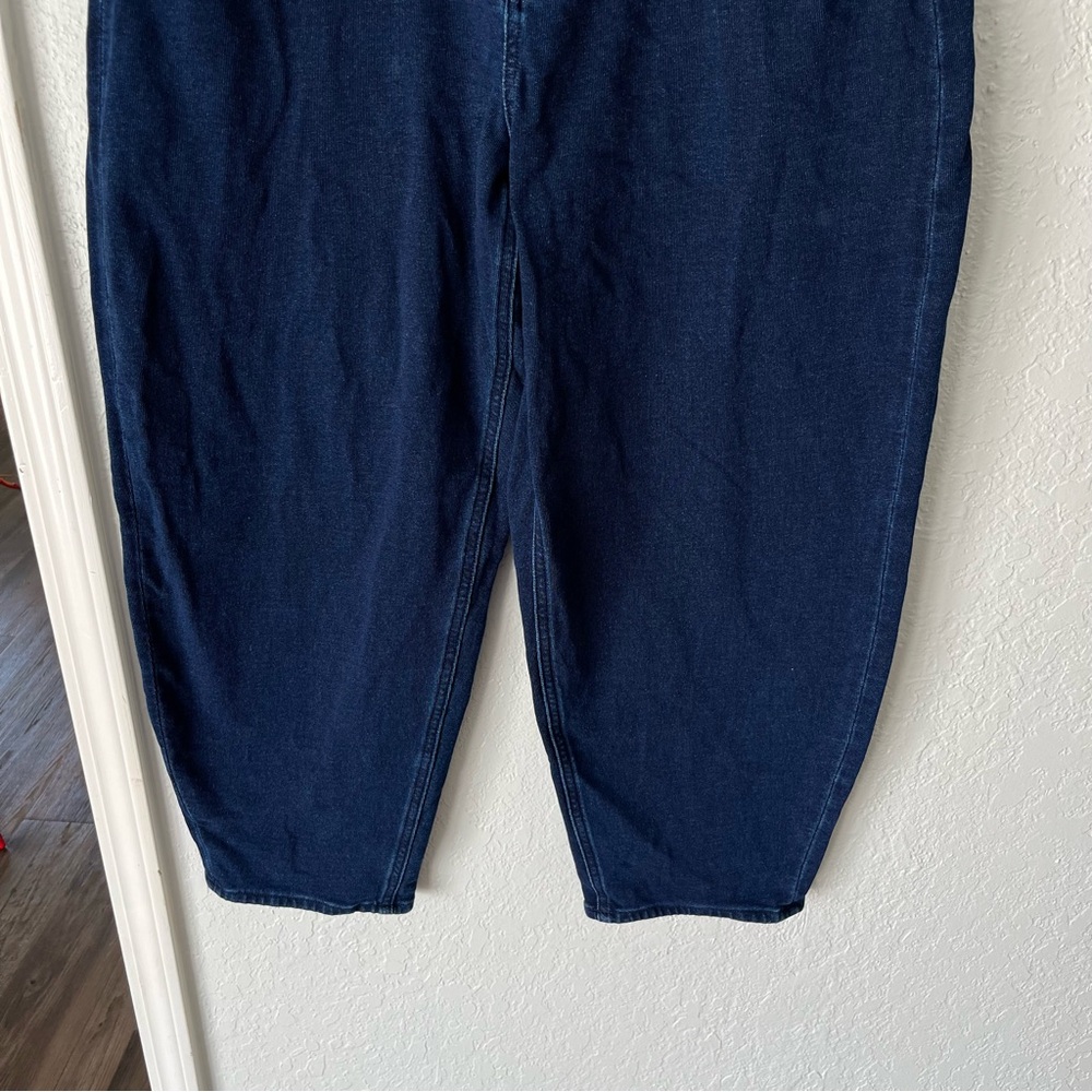 Good American Dark Blue Wide Leg Jeans - Picture 5 of 6